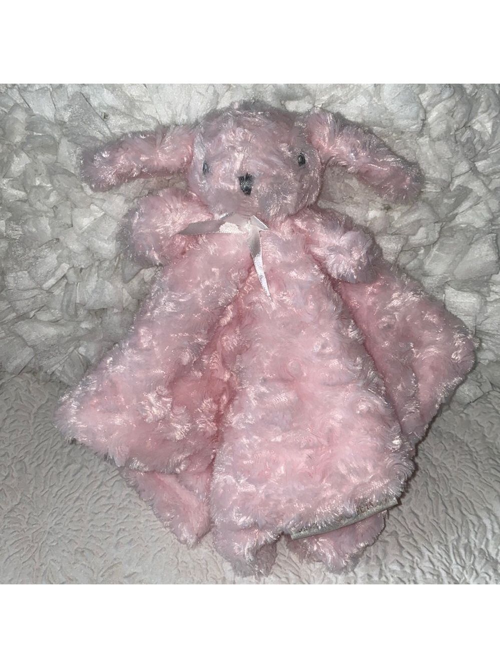 Blankets & Beyond Pink Dog Puppy Security Blanket Lovey Plush